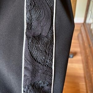 Rachel Roy black slacks with lace